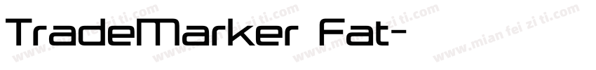 TradeMarker Fat字体转换